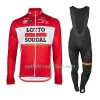 Radbekleidung Radtrikot Langarm + Lang Trägerhose 2017 Lotto-Soudal N001